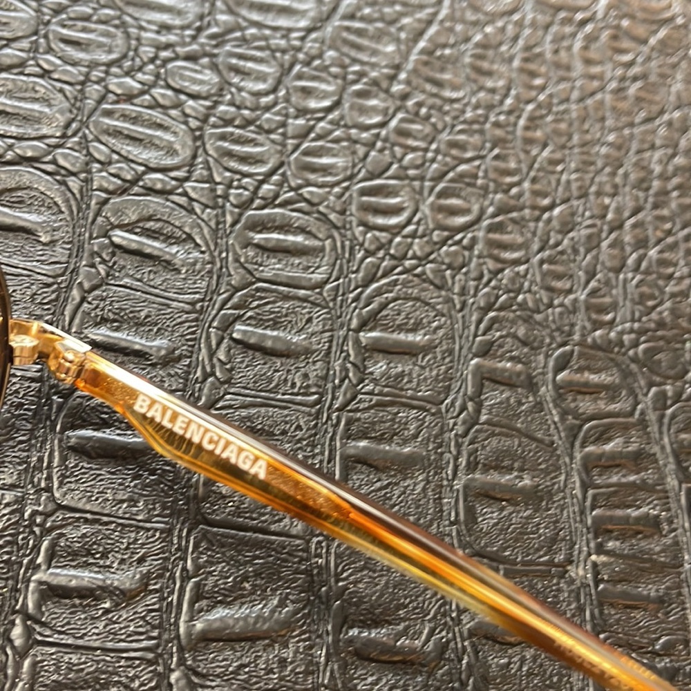 Balenciaga Sunglasses #BB0019SK Light Gold Frame - Picture 6 of 10
